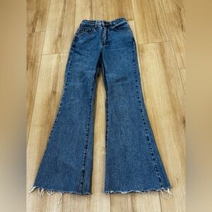Cotton On Original Flare Raw Hem Jeans | Size 2